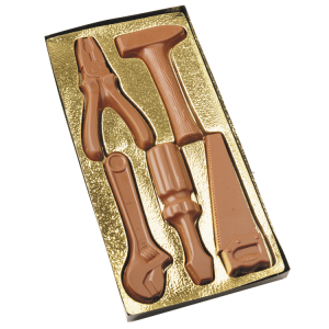 Boîte à outils en chocolat